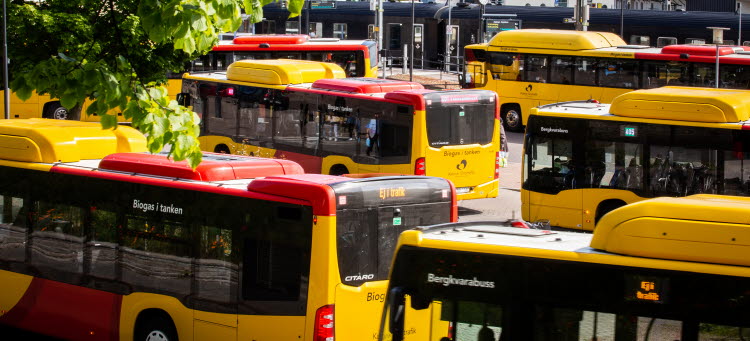 Bussar på Kalmar c