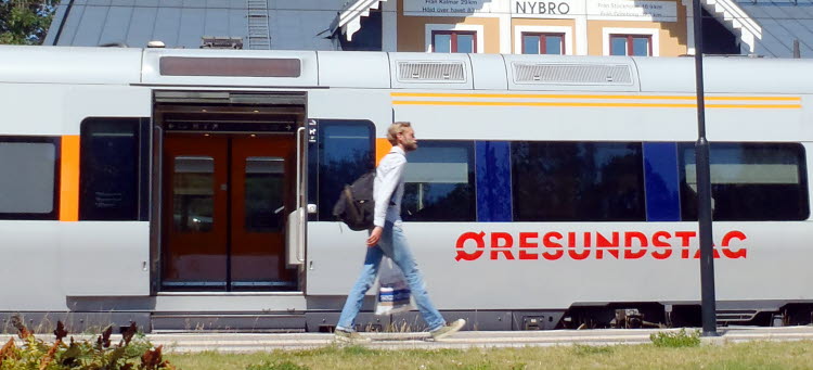 Öresundståg vi Nybro station